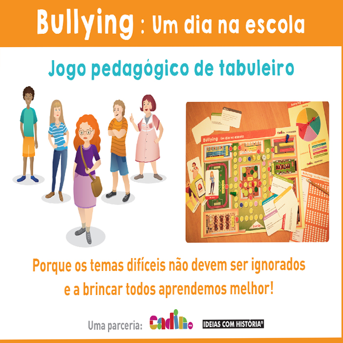 Jogo de tabuleiro «Bullying: um dia na escola» 